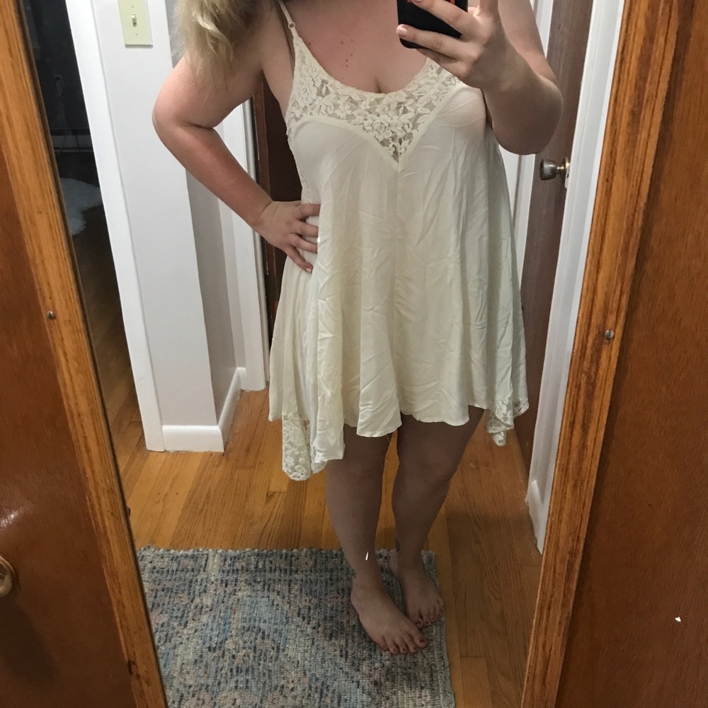 Cream Dress